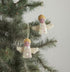 24 piece set - Iconic Christmas Mini Tabletop Tree Set - in Hand Felted Wool - ARCADIA HOME